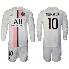 Paris Saint-Germain Neymar JR 10 Kinder 2021/22 Auswärts Trikotsatz Langarm (+ Kurze Hosen)